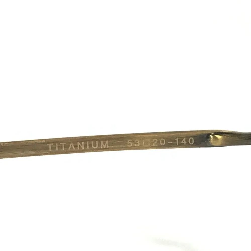 Sama Eyeglasses Frames 1700 ATG Brown Gold Square Full Rim 53-20-140